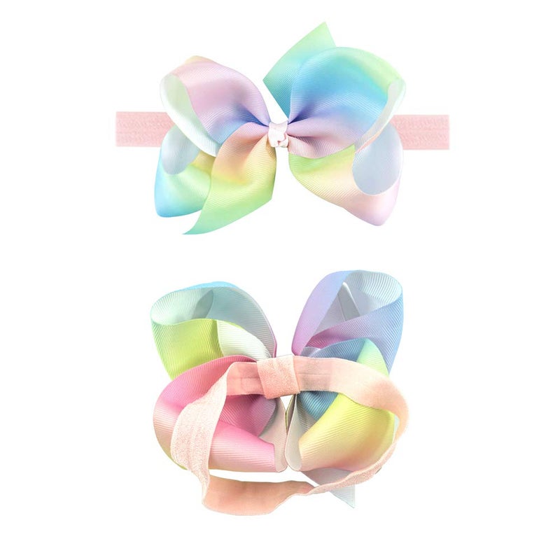 BGFKS LayeredTulle Rainbow Tutu Skirt for Newborn Baby Girls 1st Birthday Photography Outfit Sets. (Light Rainbow, 0-24 Months) - Image 3